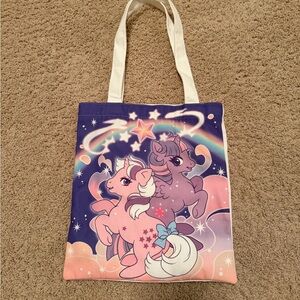 Colorful Unicorn Tote Bag